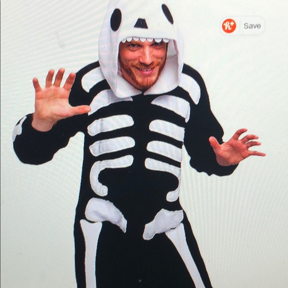 Unisex Adult Pajamas - skeleton costume